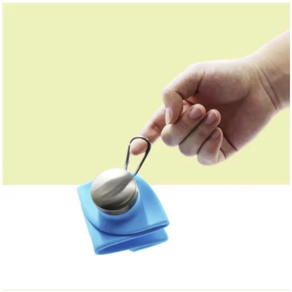 700ML Collapsible Water Bottle Leakproof Valve Reusable Silicone Foldable Travel Water Bottle 