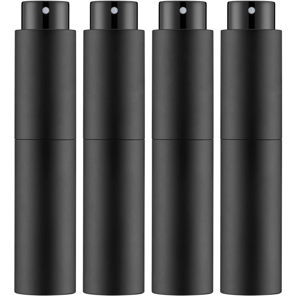 PACKORA 2/4Pcs 10Ml Mini Cologne Refillable Atomizer Mini Empty Fragrance Refill Decant Sprayer Travel Size Essential Spray Dispenser