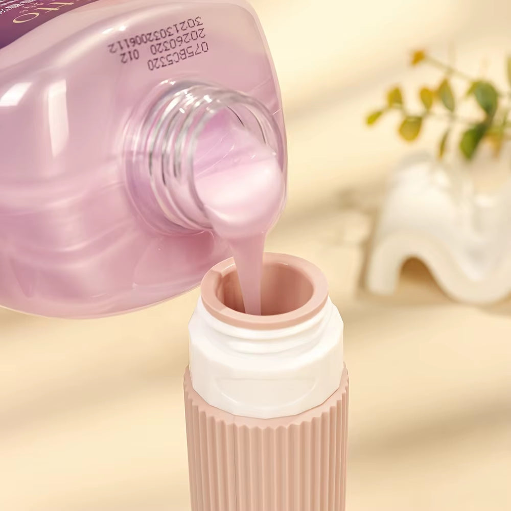 4-Piece Travel Bottle Set, Travel Accessories with Transparent Toiletry Bag.