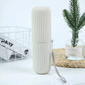 PACKORA Portable Toothbrush Toothpaste Holder Toothbrush Case 